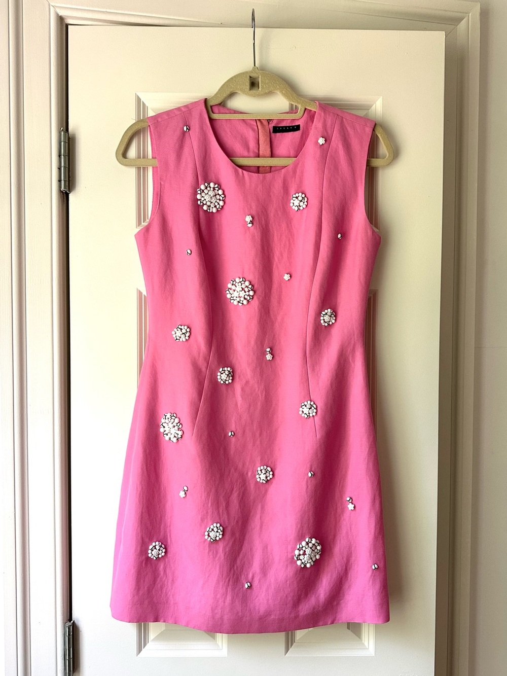 Sisley Korea Pink Sleeveless Mini Dress